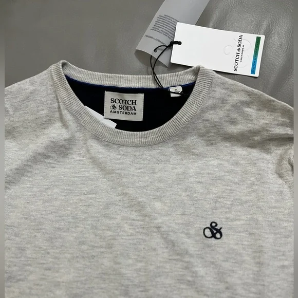 NWT - Scotch & Soda Men’s Classic Crew Neck Sweater - Size XL - Picture 5 of 8